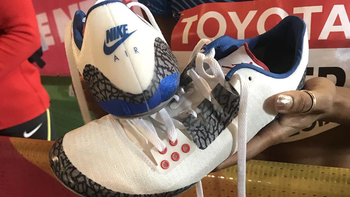 Kori Carter Air Jordan 3 Racing Spikes