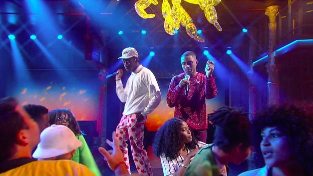 Tyler, The Creator performs on 'Colbert.'