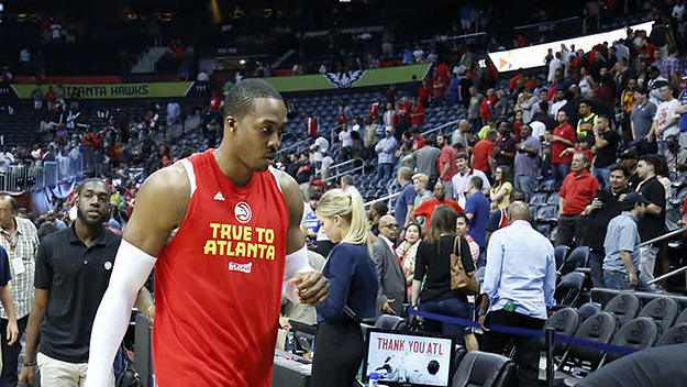 dwight howard on the atlanta hawks