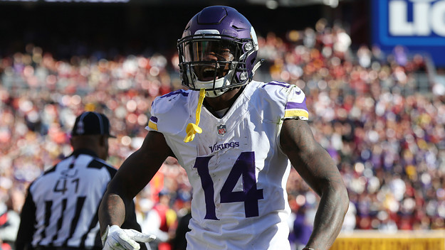 Stefon Diggs Vikings Redskins 2016