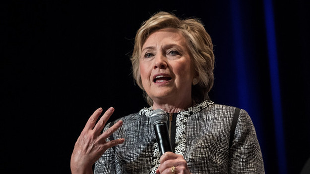 Hillary Clinton speaks during BookExpo 2017