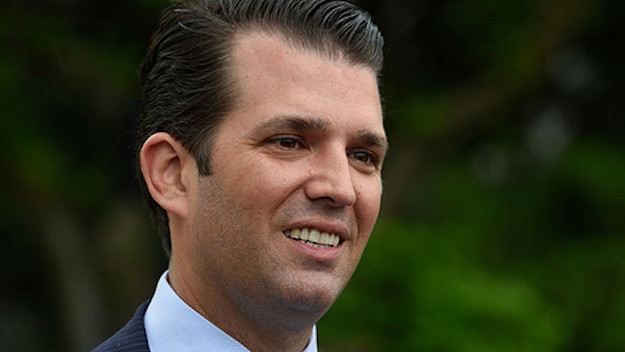 Donald Trump Jjr. at White House Easter Egg Roll.