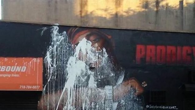 Defaced Prodigy Mural