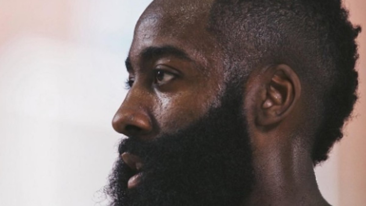 James Harden Covers Nike Logo Drew League