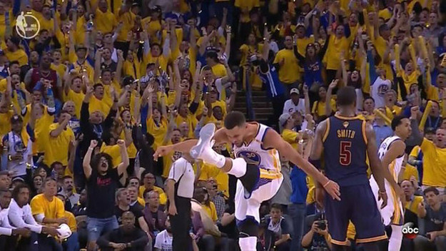 Steph Curry's high kicks