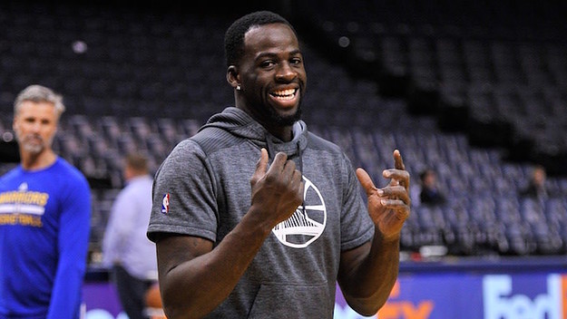 Draymond Green itching to kick someone in the groin.