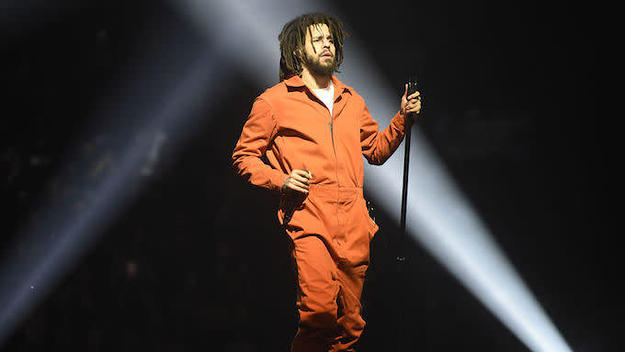 J. Cole performs