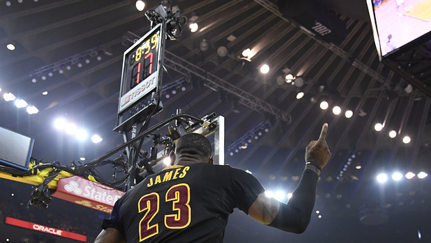 LeBron James NBA Finals Game 5 2017