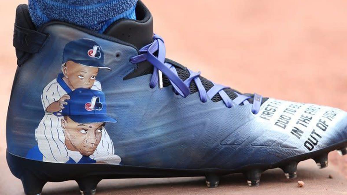 Delino DeShields Father's Day Cleats Profile