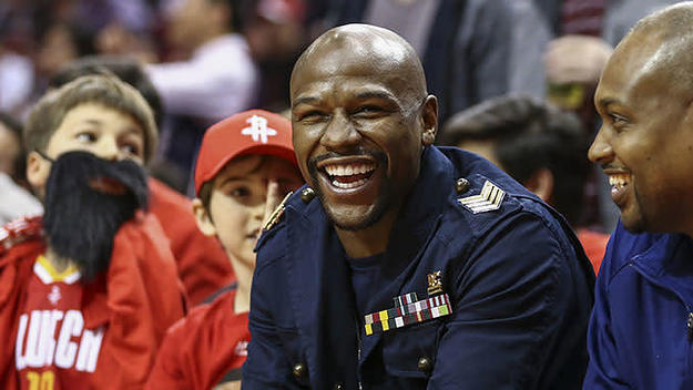 floyd mayweather laughing
