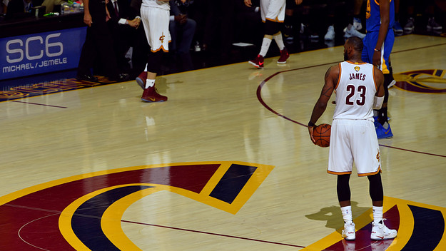 LeBron James Game 3 NBA Finals 2017 Getty