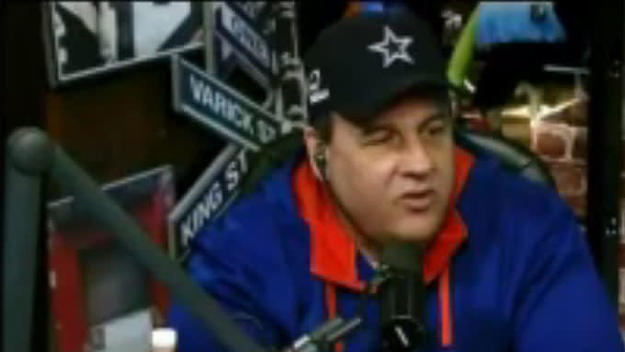 Chris Christie fills in on WFAN.