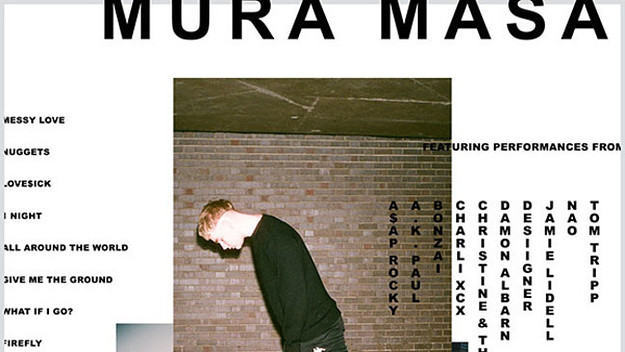 This is a photo of Mura Masa.