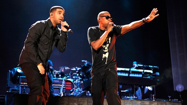Jay Z and Drake perform at Yankee Stadium on September 15, 2010