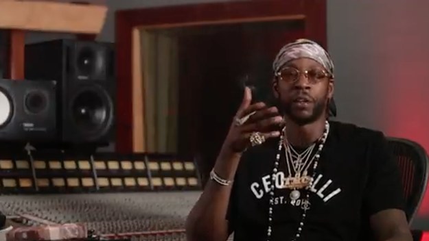 2 Chainz during his appearance on the upcoming A&E Biggie documentary.