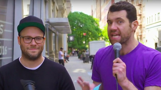 Seth Rogen and Billy Eichner