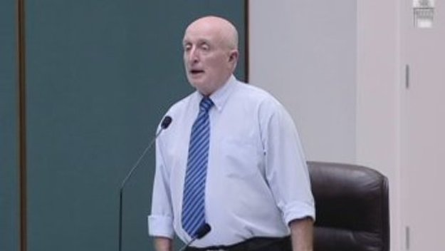Independent Northern Territory Senator Jerry Wood in parliament this week