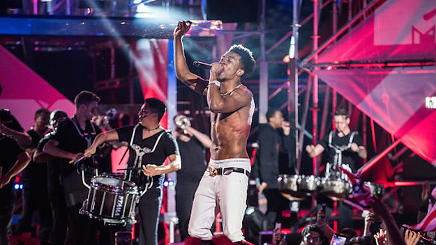 Desiigner performs during the MTV Woodies