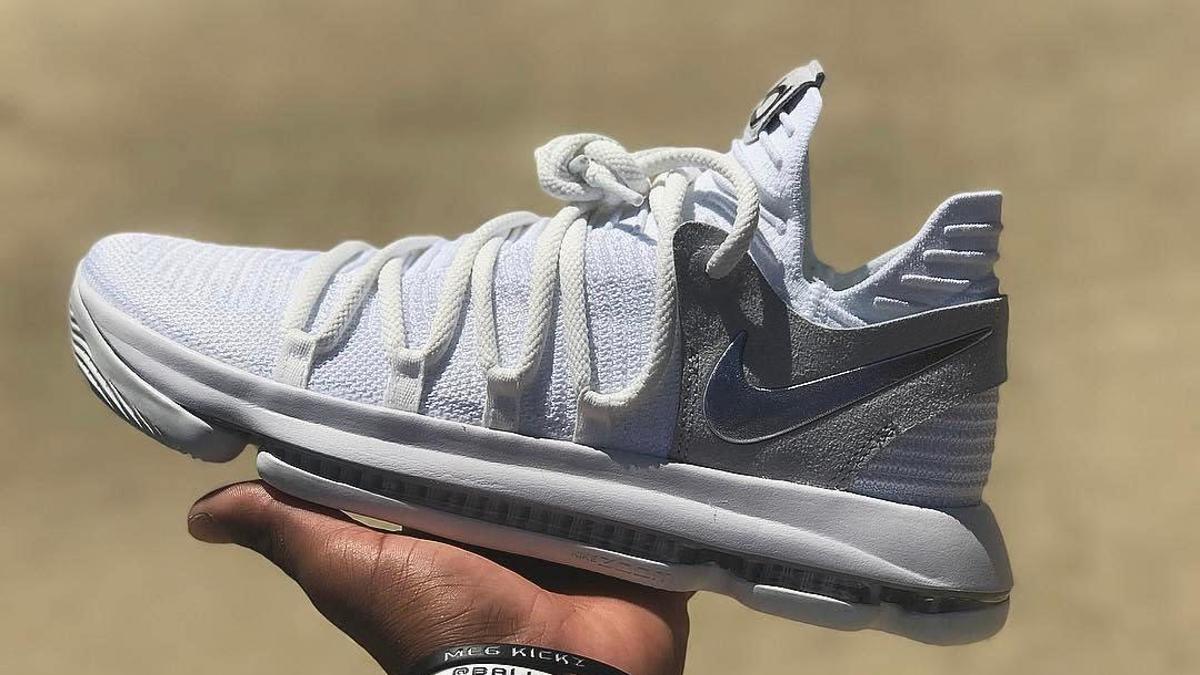 Nike KD 10 White Chrome Release Date Profile 897815 100