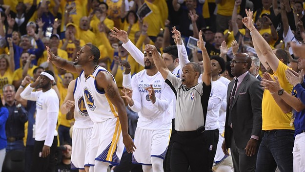 Golden State Bench Game 1 NBA Finals 2017
