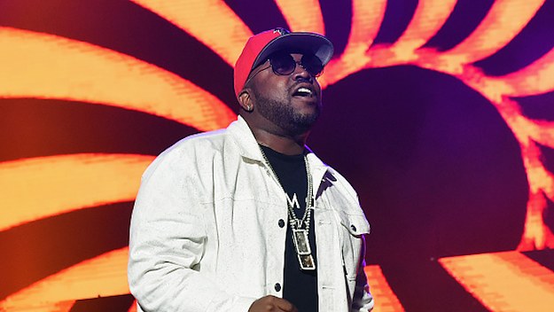 Big Boi performs during V 103 Live Pop Up Concert