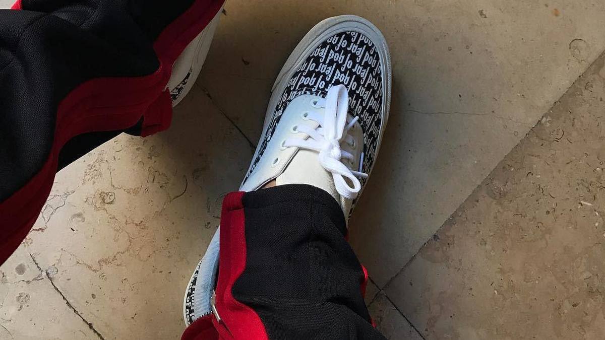Jerry Lorenzo Fear of God x Vans Authentic 2017 Release Date On Foot