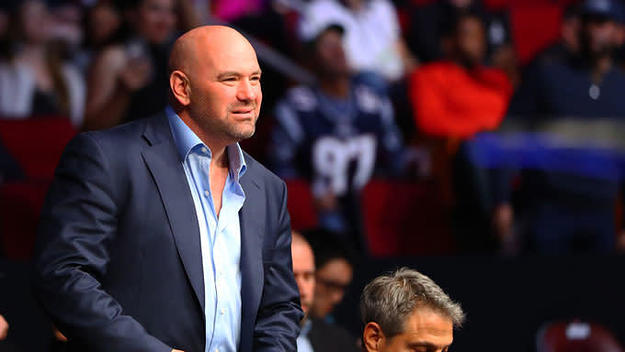UFC president Dana White in attendance during UFC Fight Night at Toyota Center.