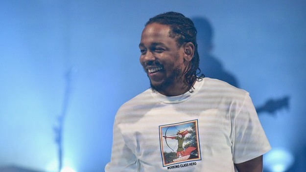 Kendrick Lamar performs at a recent concert.