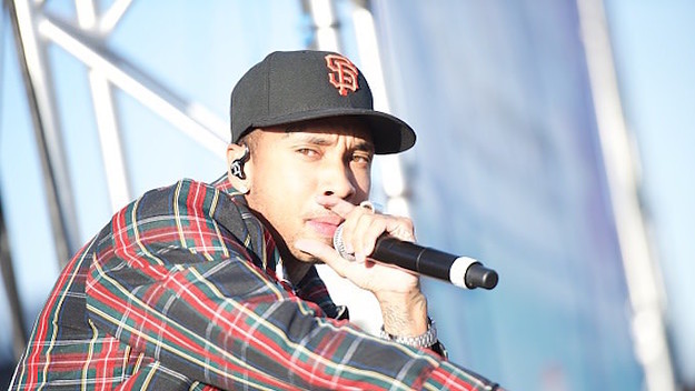 Tyga performs at the Queen Mary's WET Carnival