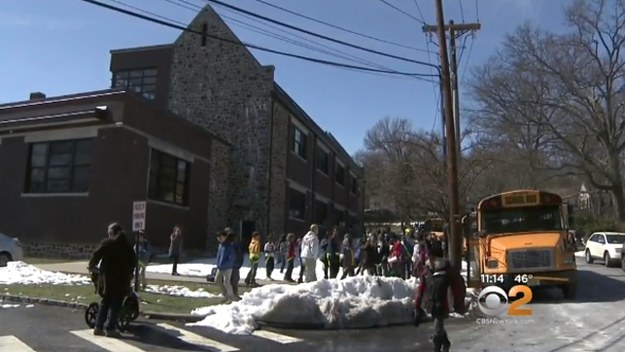 Kids at an elementary school in New Jersey.