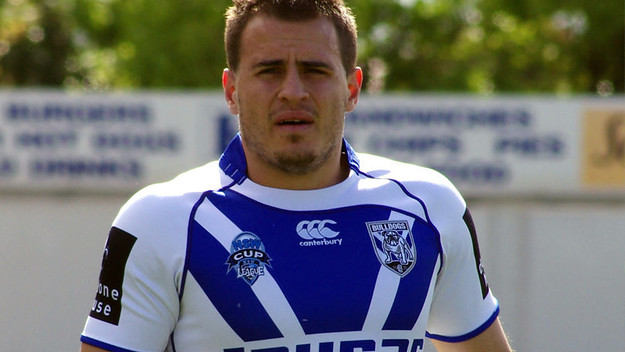 NRL five eighth Josh Reynolds in Canterbury Bulldogs jersey