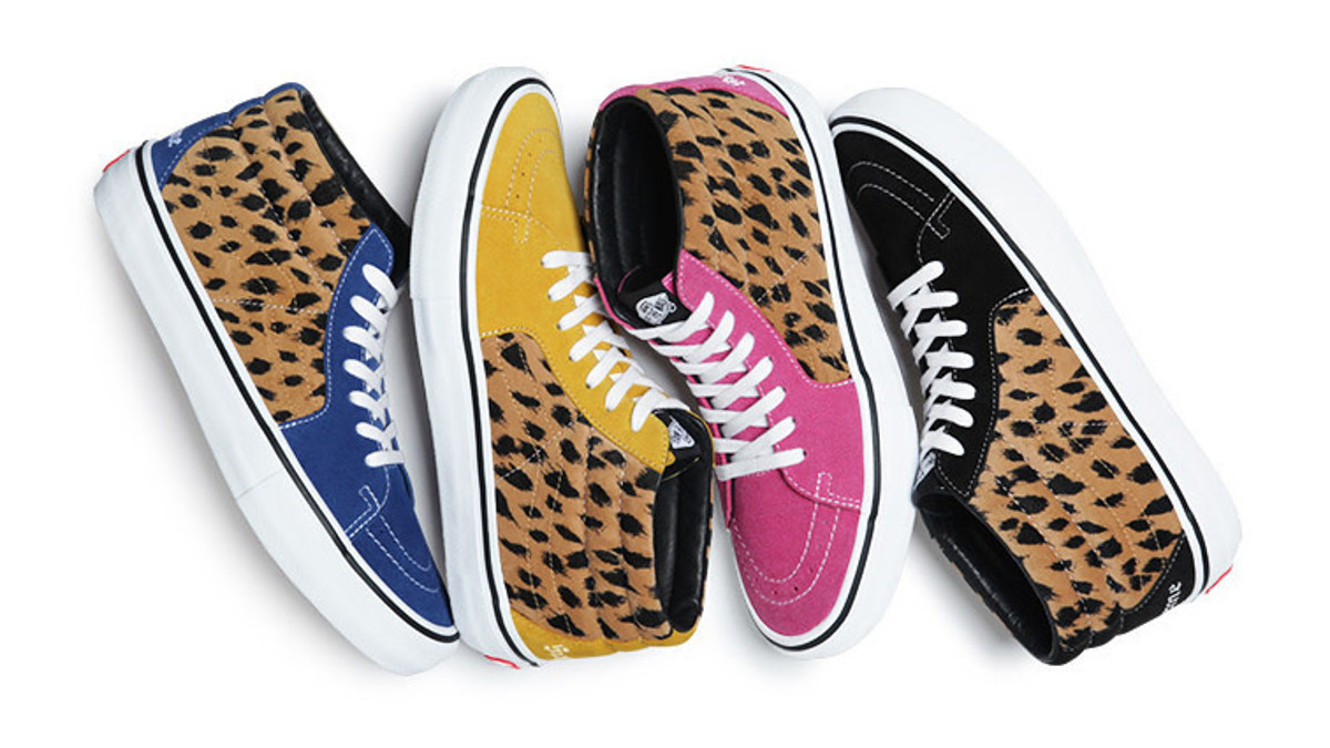 Vans Supreme Leopard Velvet Sk8 Mid