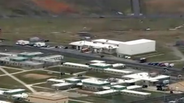Delware prison employees held hostage.