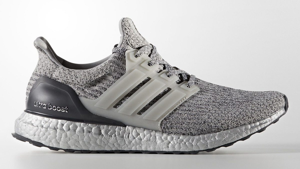 Silver Adidas Ultra Boost