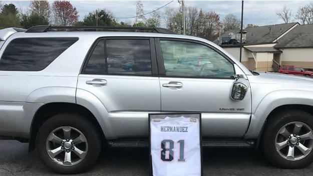 A picture of the vehicle Aaron Hernandez allegedly used in a double murder.