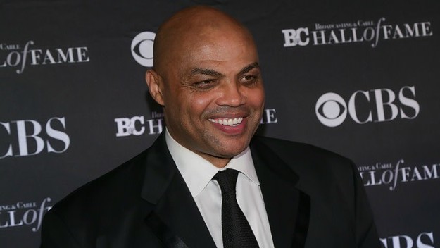 Charles Barkley on the red carpet.