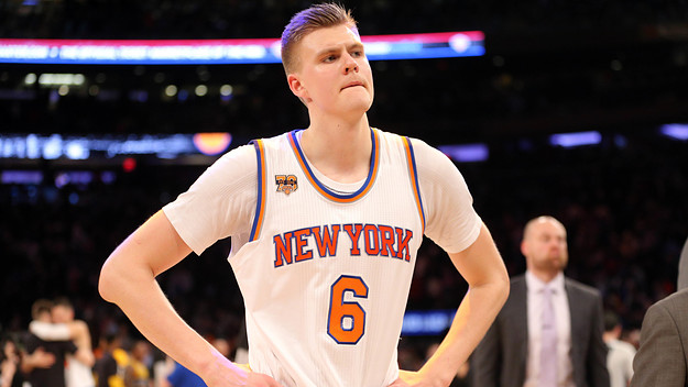 Kristaps Porzingis Knicks Nuggets 2017