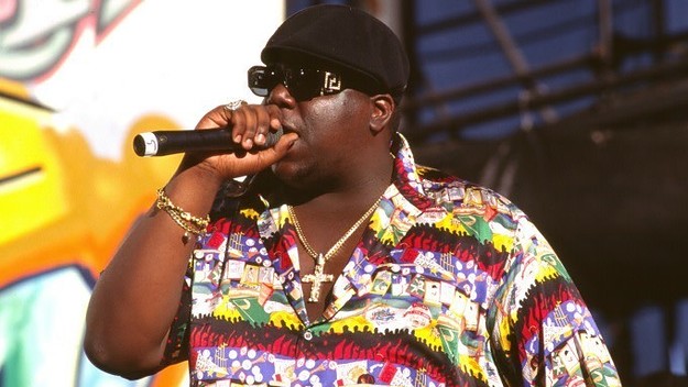 Biggie performs.