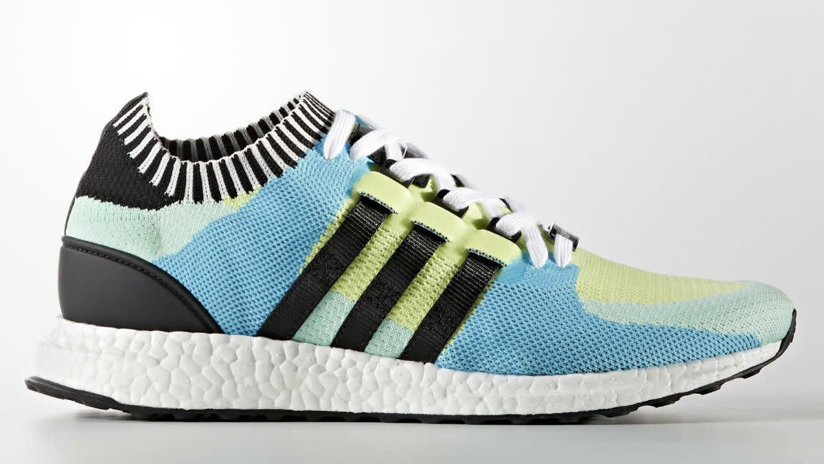 Adidas EQT Support Ultra Primeknit Boost Frozen Yellow Blue Frozen Green Release Date Profile BB1244