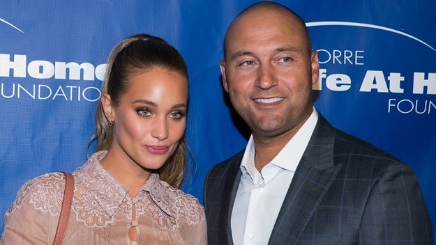 Derek Jeter and Hannah Davis.