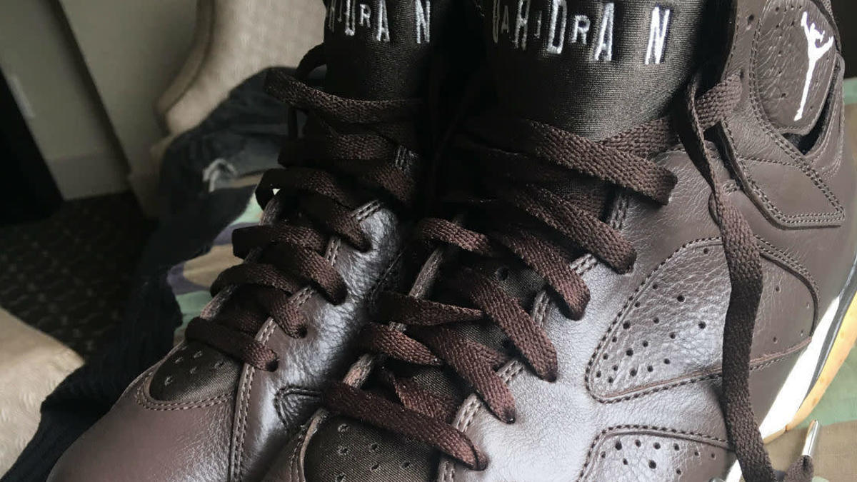 Anthony Hamilton Brown Air Jordan 7