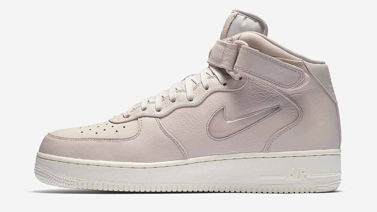 NikeLab Air Force 1 Mid Jewel "Pearl Pink" profile