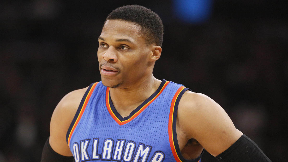 Russell Westbrook Looking to the Side