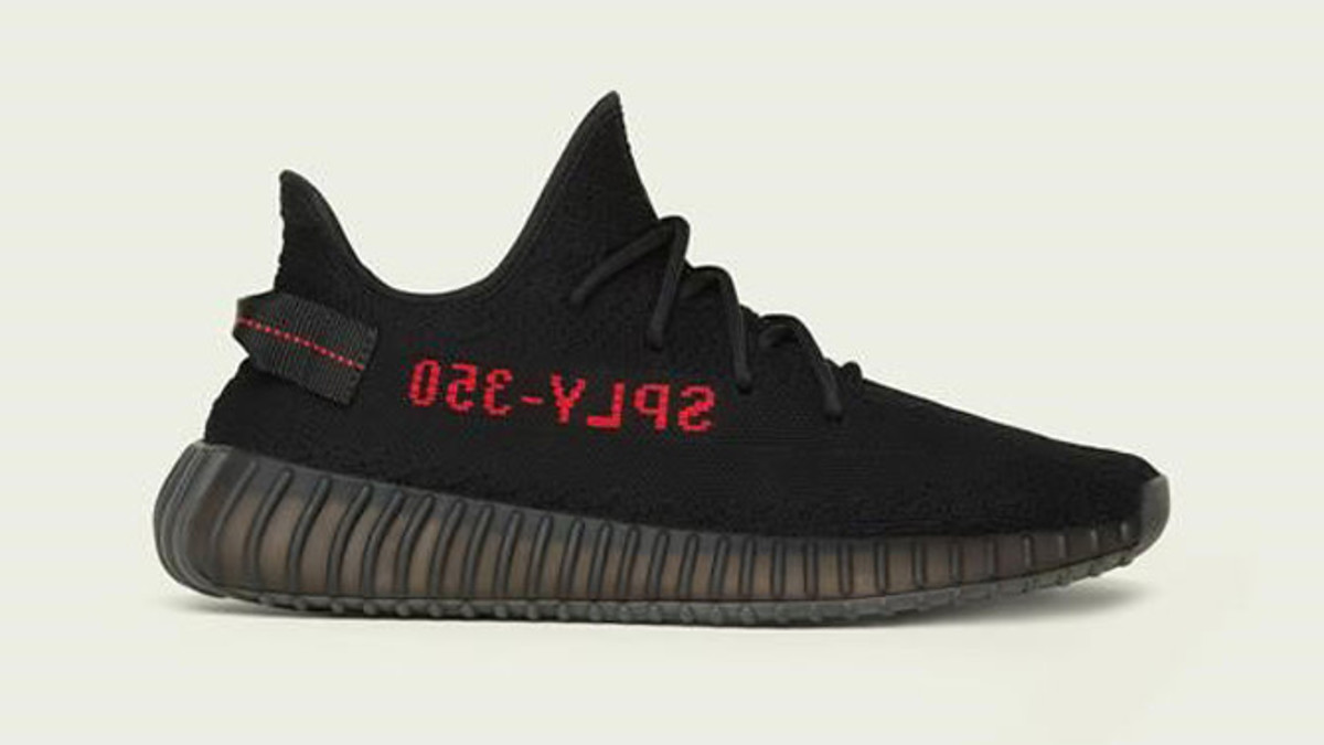 Yeezy 350 Boost V2 Black Red CP9652 Profile