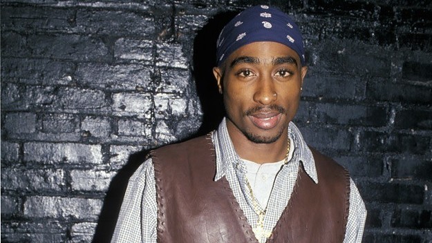 2Pac at a party in the 1990s.