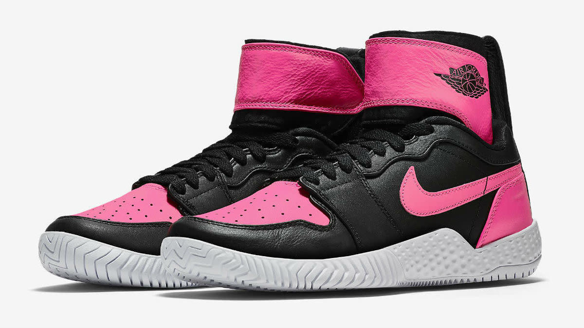 Serena Williams NikeCourt Flare AJ1 Pink Release Date Main 878458 006