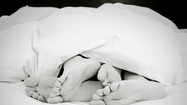 Couple in bed