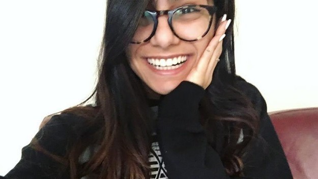 Mia Khalifa appears on 'Russillo & Kanell.'