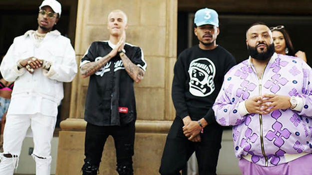 DJ Khaled with Bieber, Chance the Rapper, etc.
