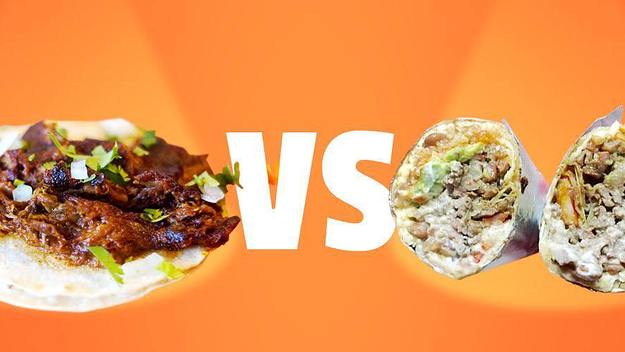 taco vs burrito debate